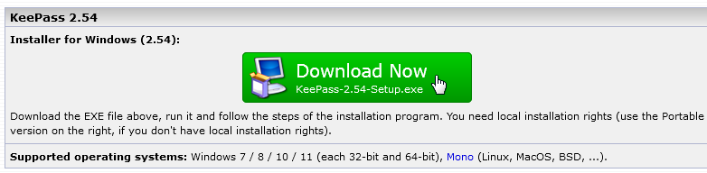 Keepass Download