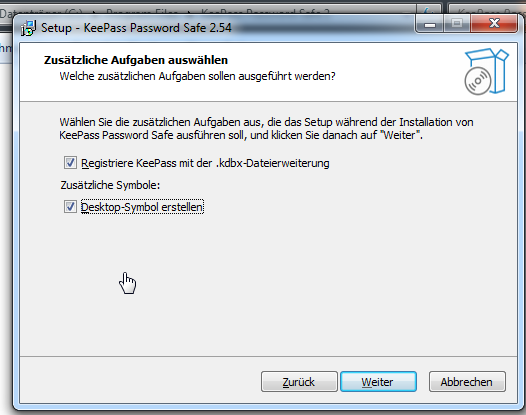 Keepass Install